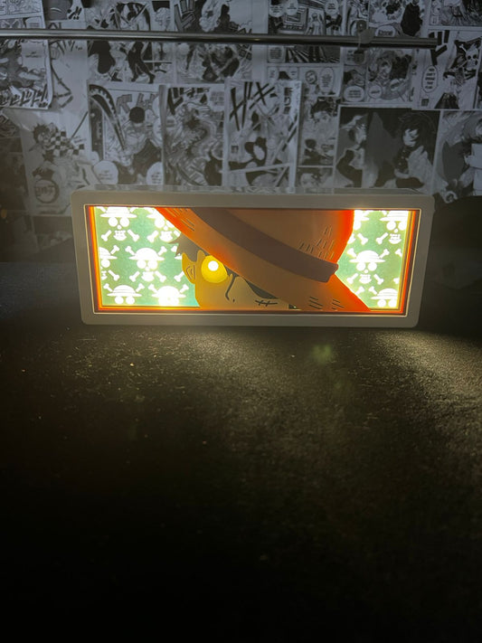 One Piece Luffy LED Light Box