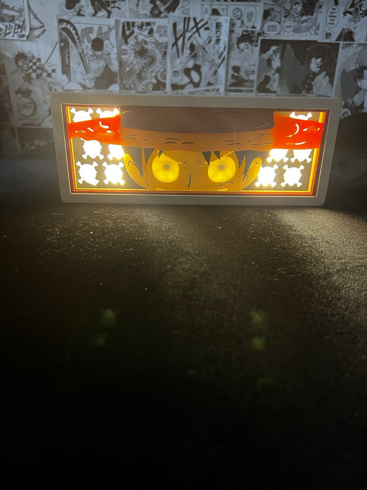 One Piece Luffy LED Light Box