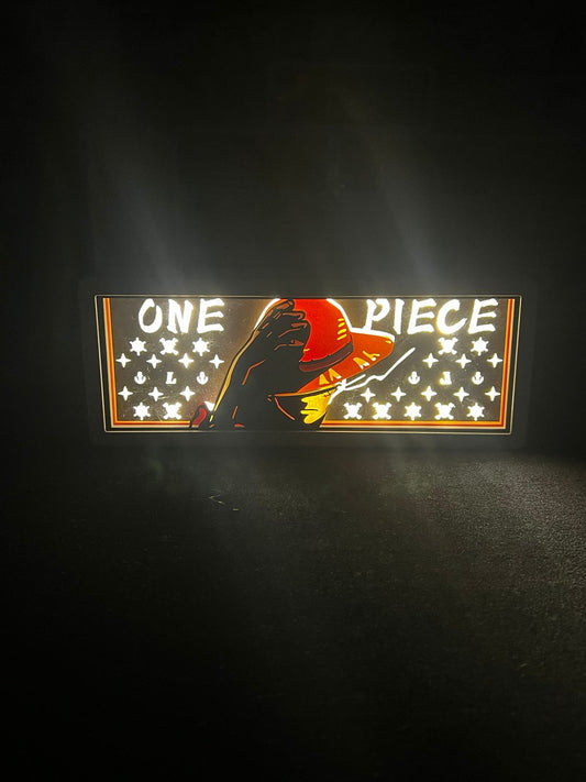 One Piece Luffy LED Light Box