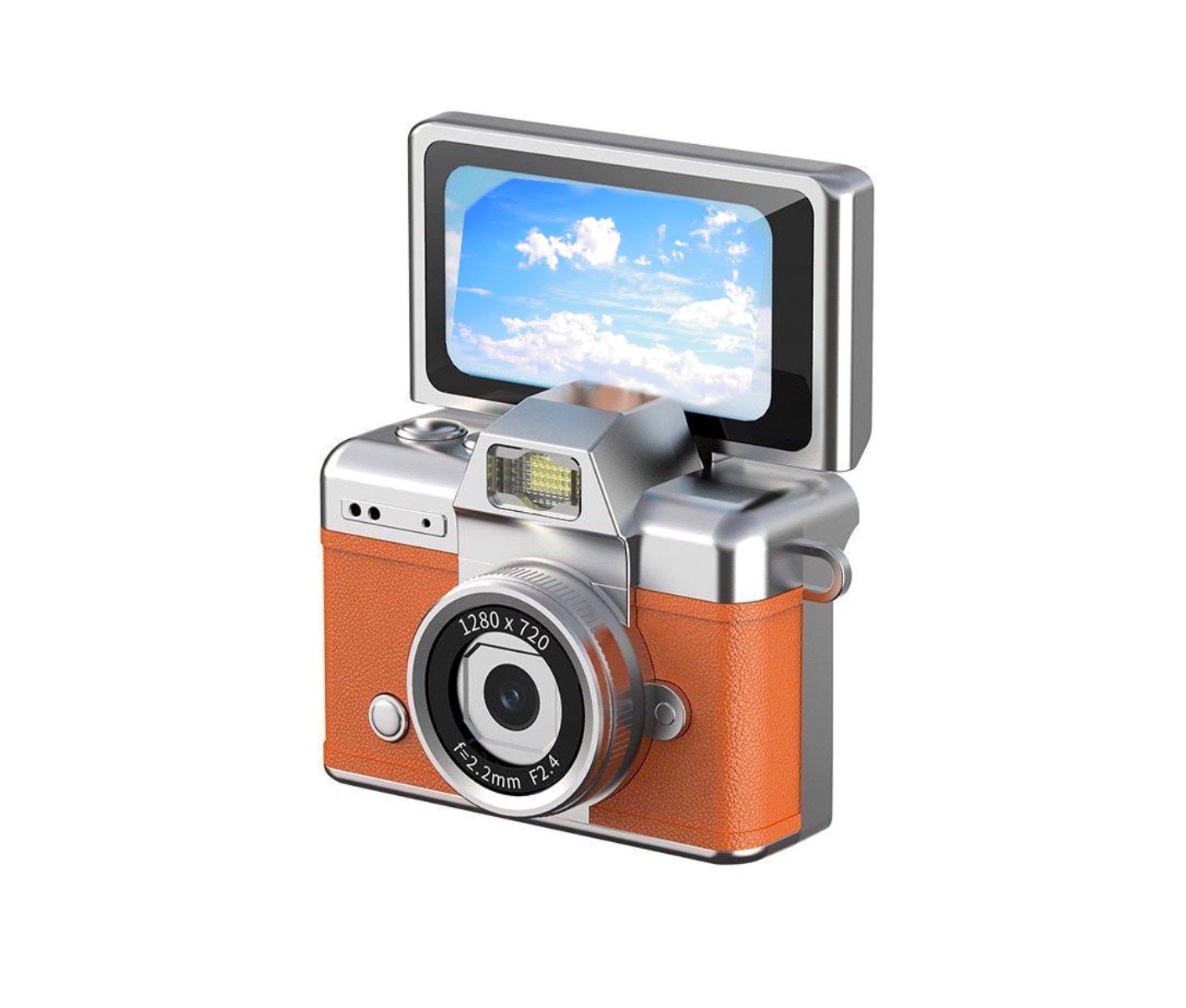 Mini Digital Vintage Camera w/ Flip Screen (6 colors)