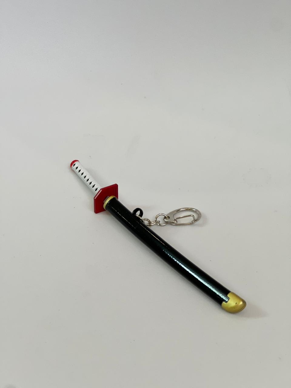17cm Demon slayer giyu sword metal keychain