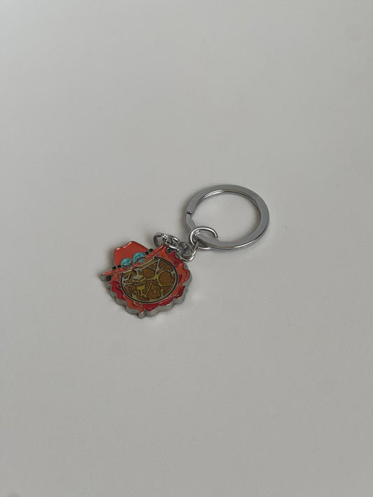 One Piece Ace keychain