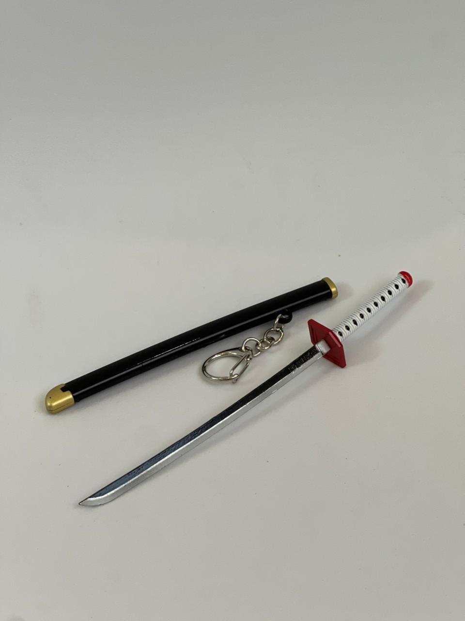 17cm Demon slayer giyu sword metal keychain