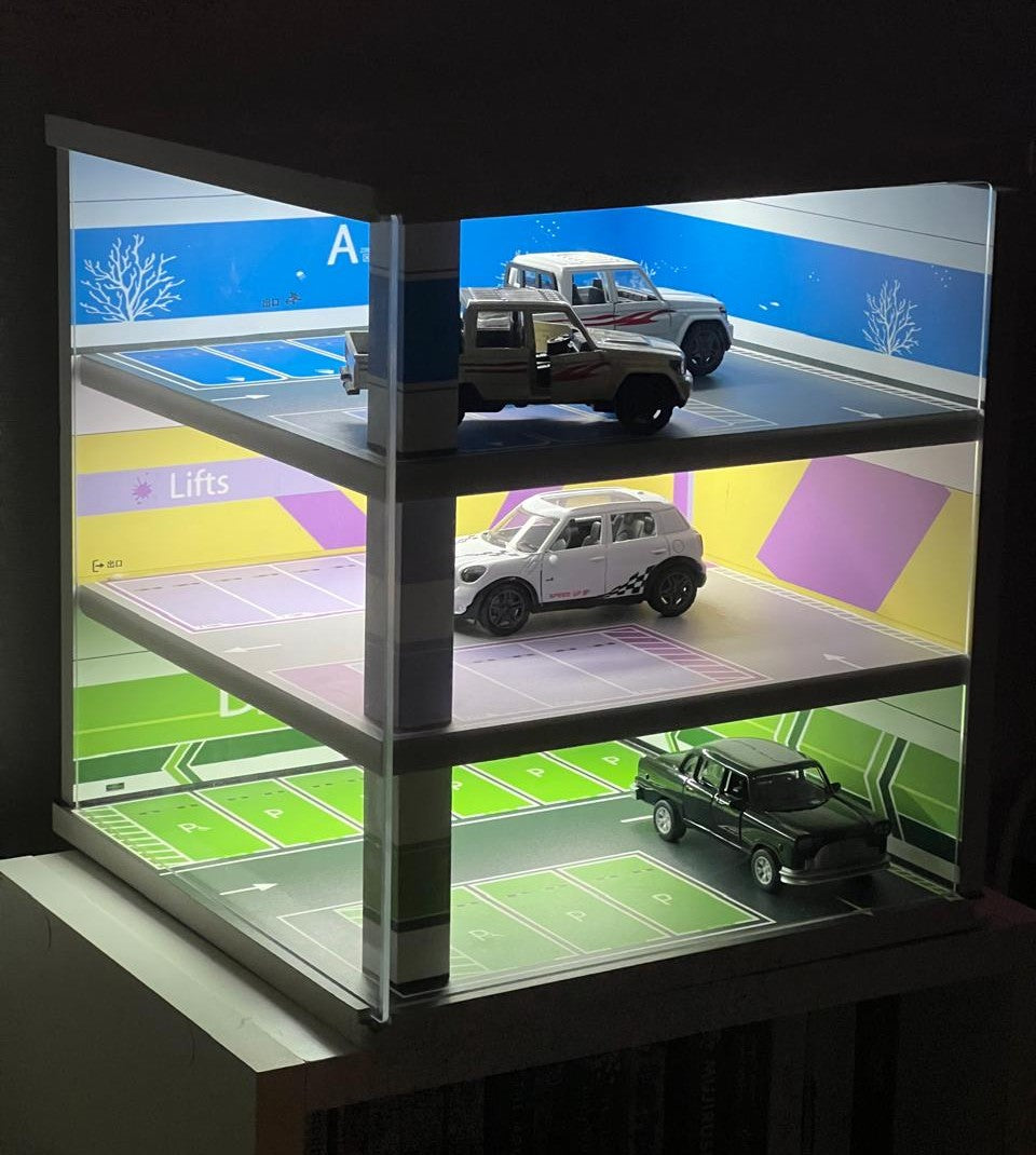 1:64 Parking Lot Acrylic Model