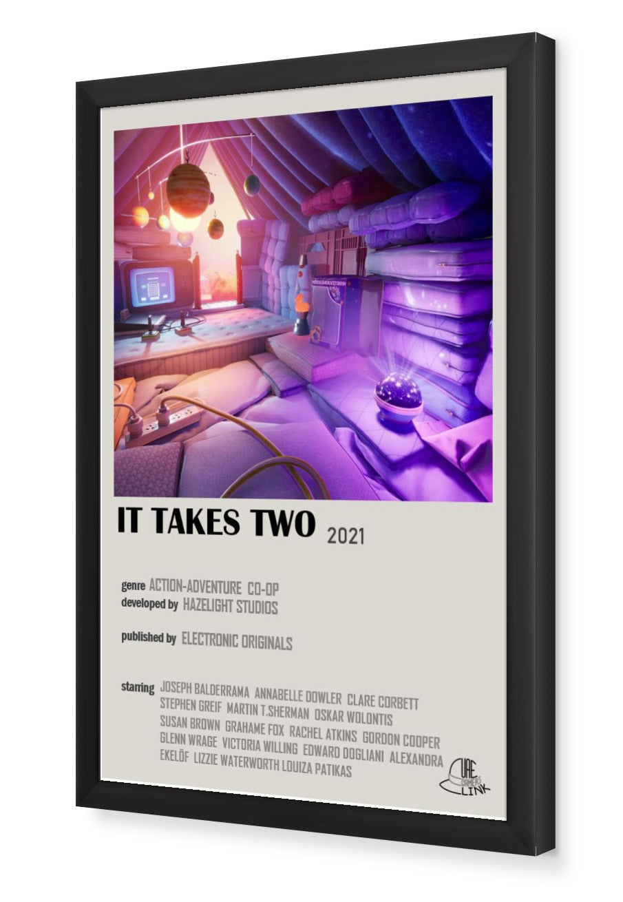 It Takes Two Framed Poster